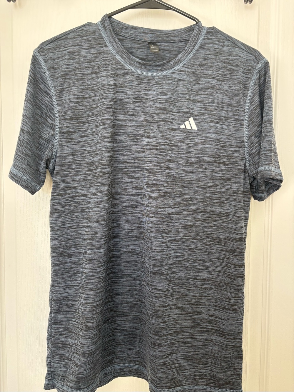adidas Men’s Gray Heathered Short Sleeve Performance Tee